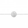 Bracelet constellation Gémeaux argent zirconium